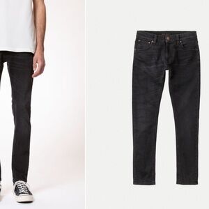 Nudie Jeans 29x28 Tight Terry Men's Dark Denim Skinny Jeans